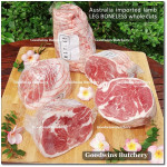 Lamb LEG BONELESS frozen Australia MIDFIELD half cut +/- 1.5kg (price/kg)